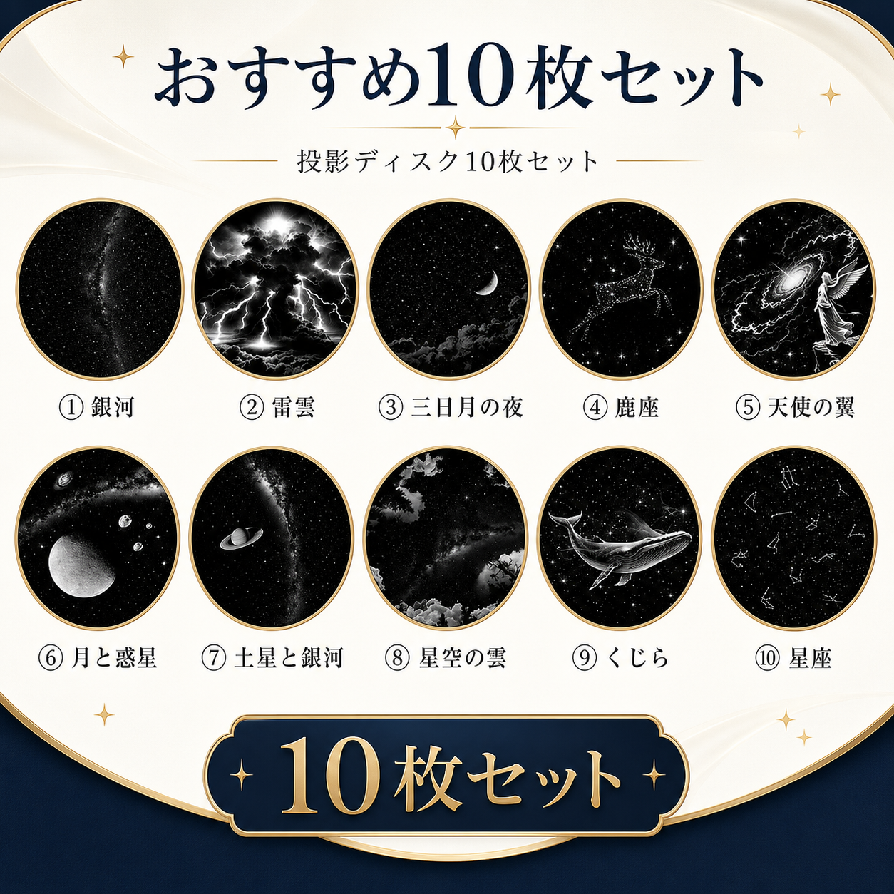 YumeHoshi™ 追加投影ディスクセット