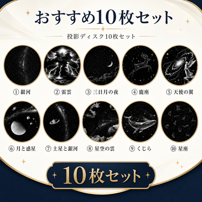 YumeHoshi™ 追加投影ディスクセット
