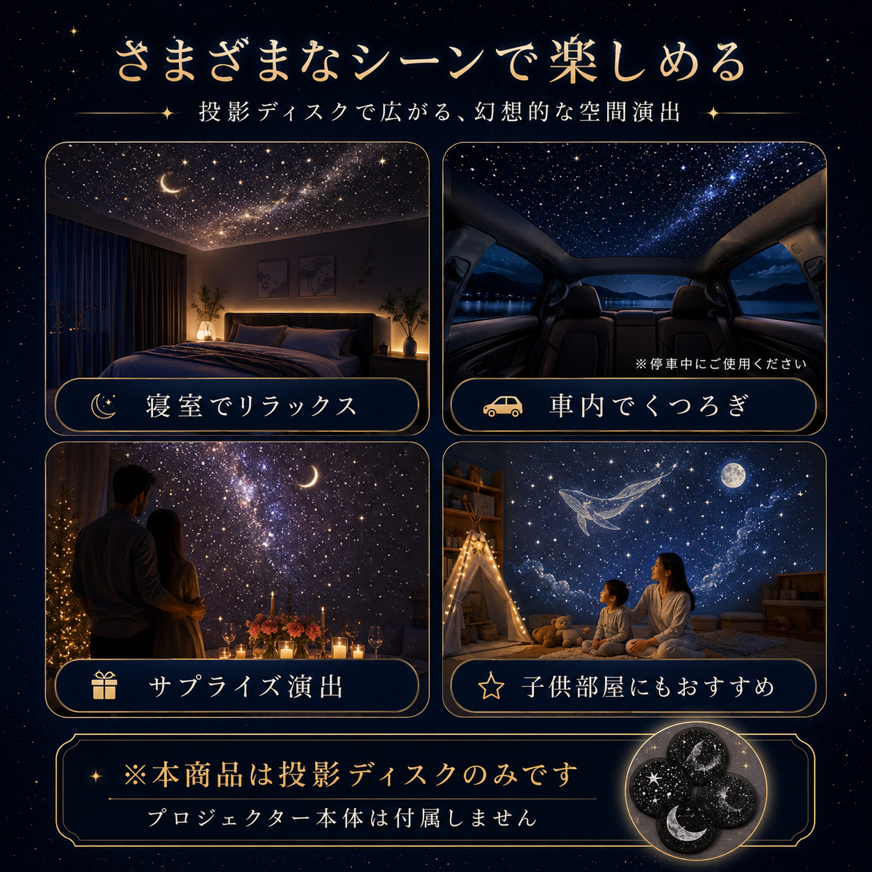 YumeHoshi™ 追加投影ディスクセット