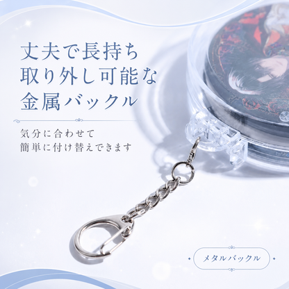 推し缶バッジケース｜透明保護ホルダー