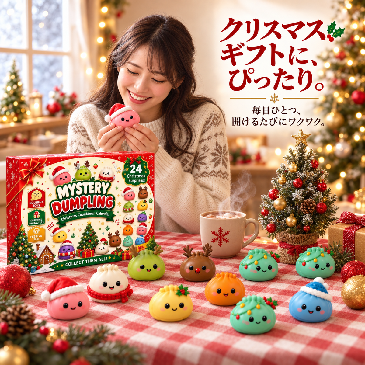 ミステリーダンプリング 肉まんスクイーズ