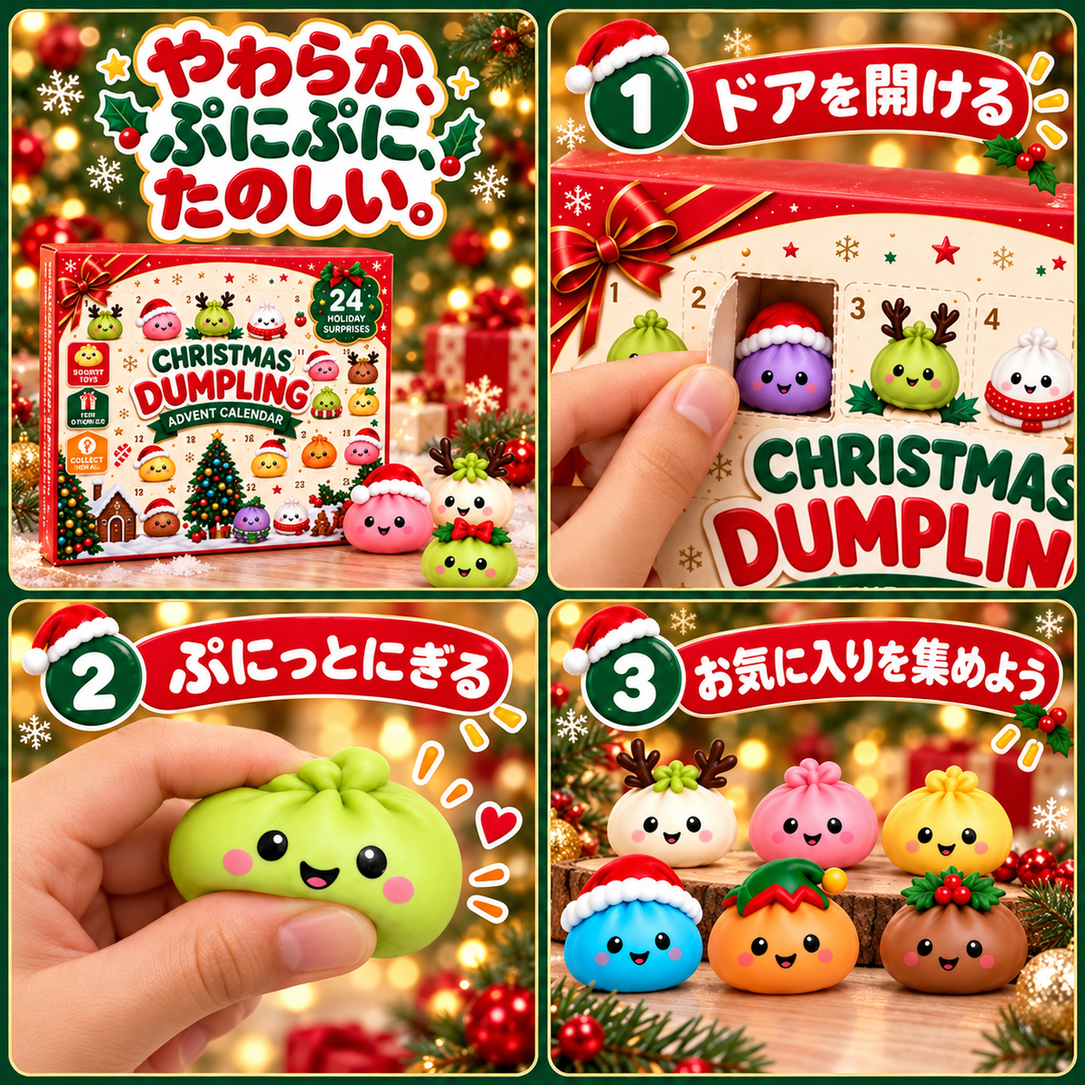 ミステリーダンプリング 肉まんスクイーズ