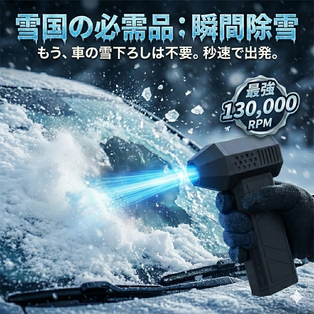 スーパーパワーターボファン：圧倒的な爆風で、毎日の「時短」革命を