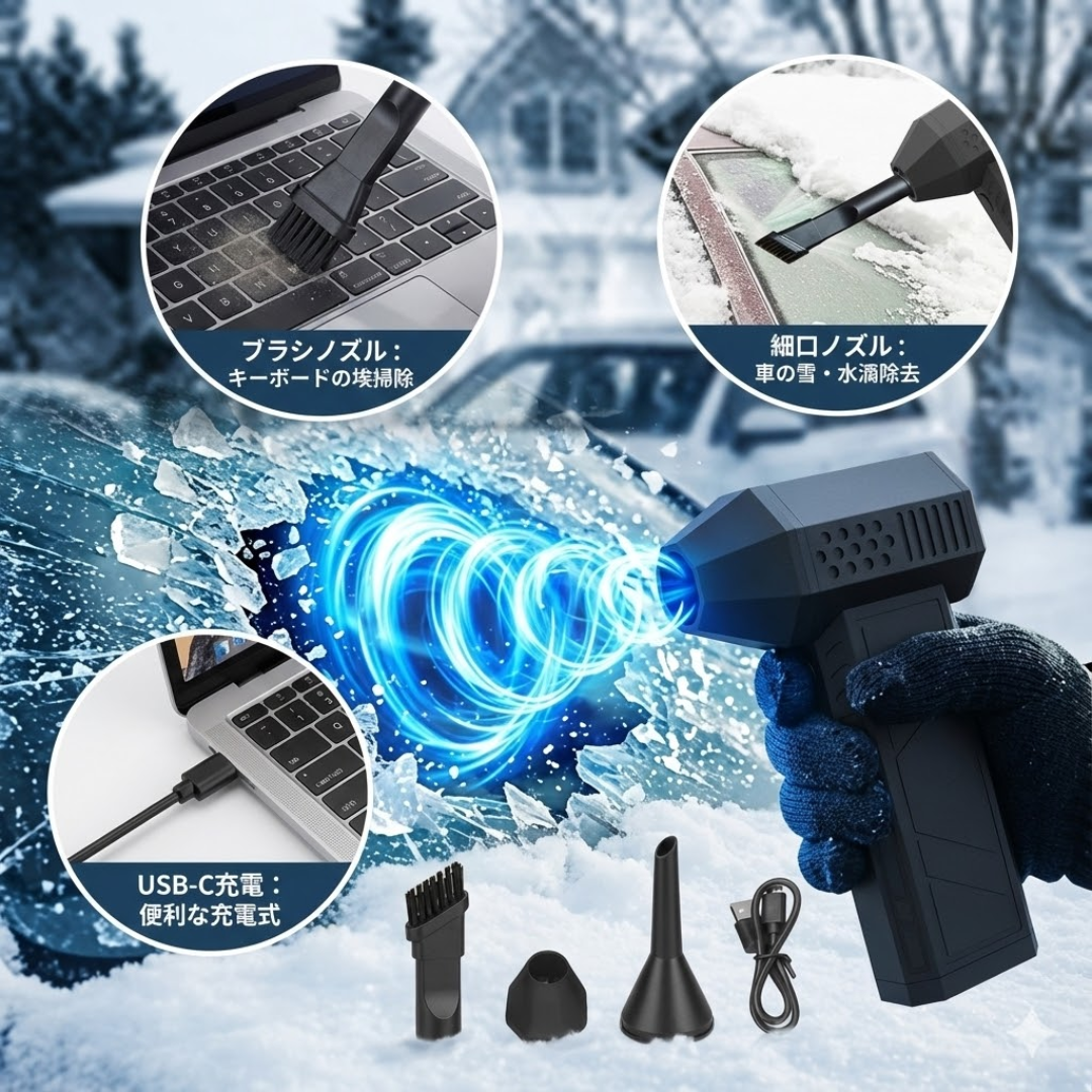 スーパーパワーターボファン：圧倒的な爆風で、毎日の「時短」革命を