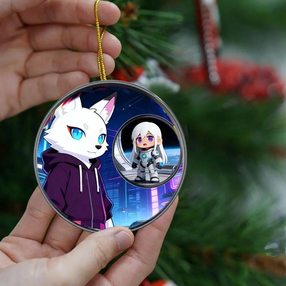 New Dynamic Electronic Badge Anime Merchandise Digital Display Badge For Game Peripherals Excellent Birthday Gifts For Otaku Fa